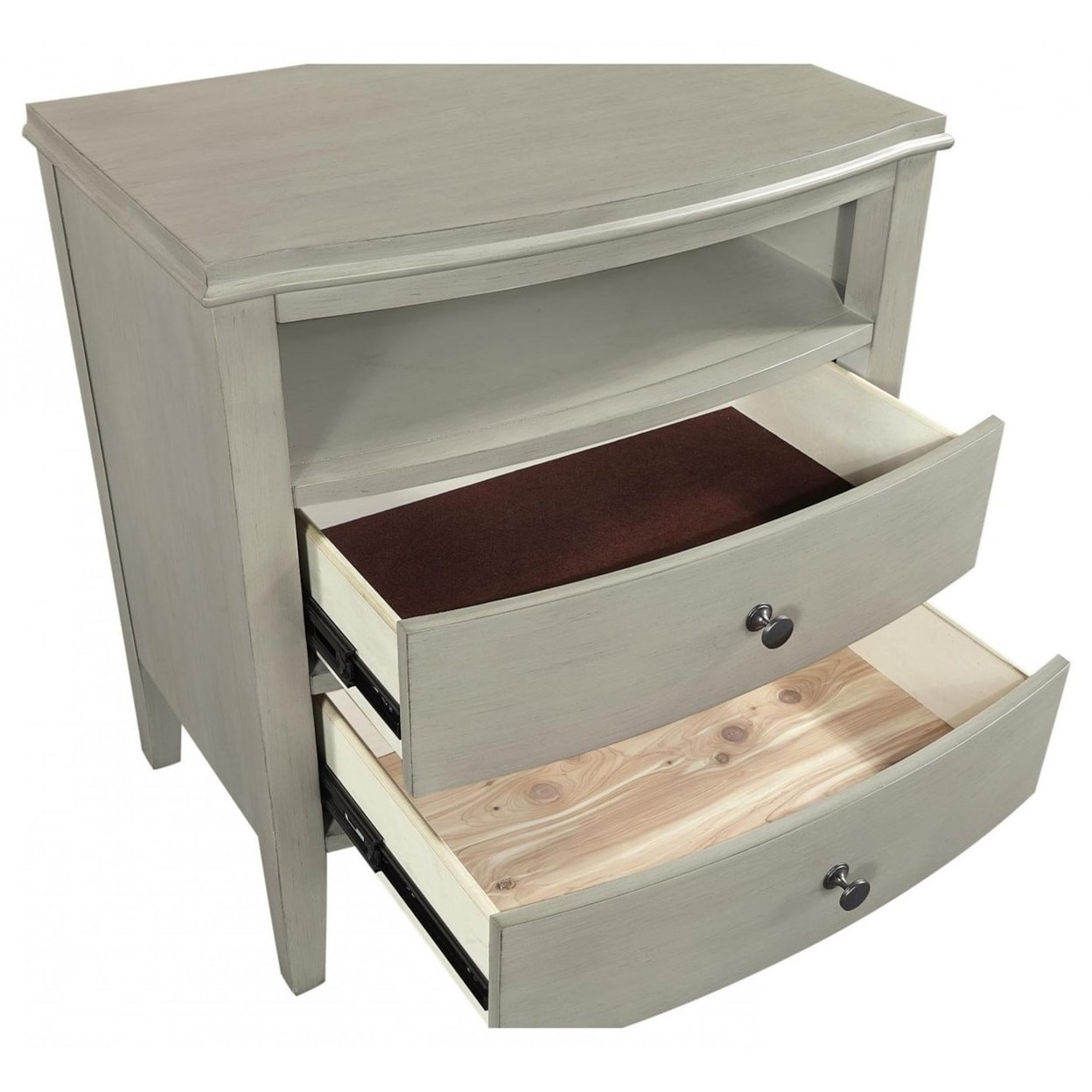 Aspenhome Charlotte 2 Drawer Nightstand