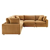 Modway Commix 5-Piece Sectional Sofa