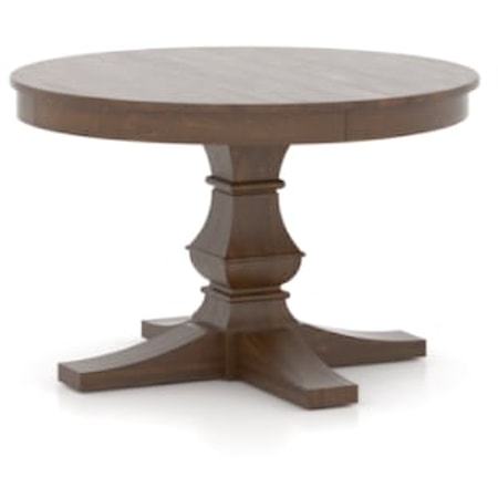 Customizable Round Wood Table