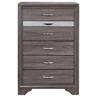 Transitional Chest with Jewelry Drawer