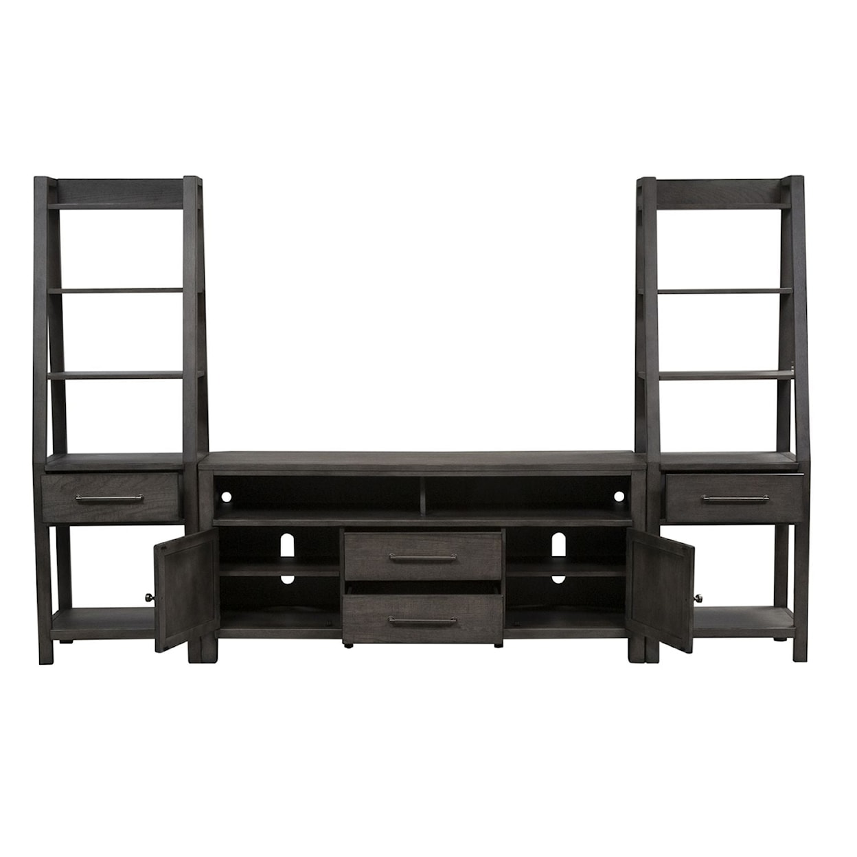 Libby Modern Farmhouse Entertainment Center with Piers