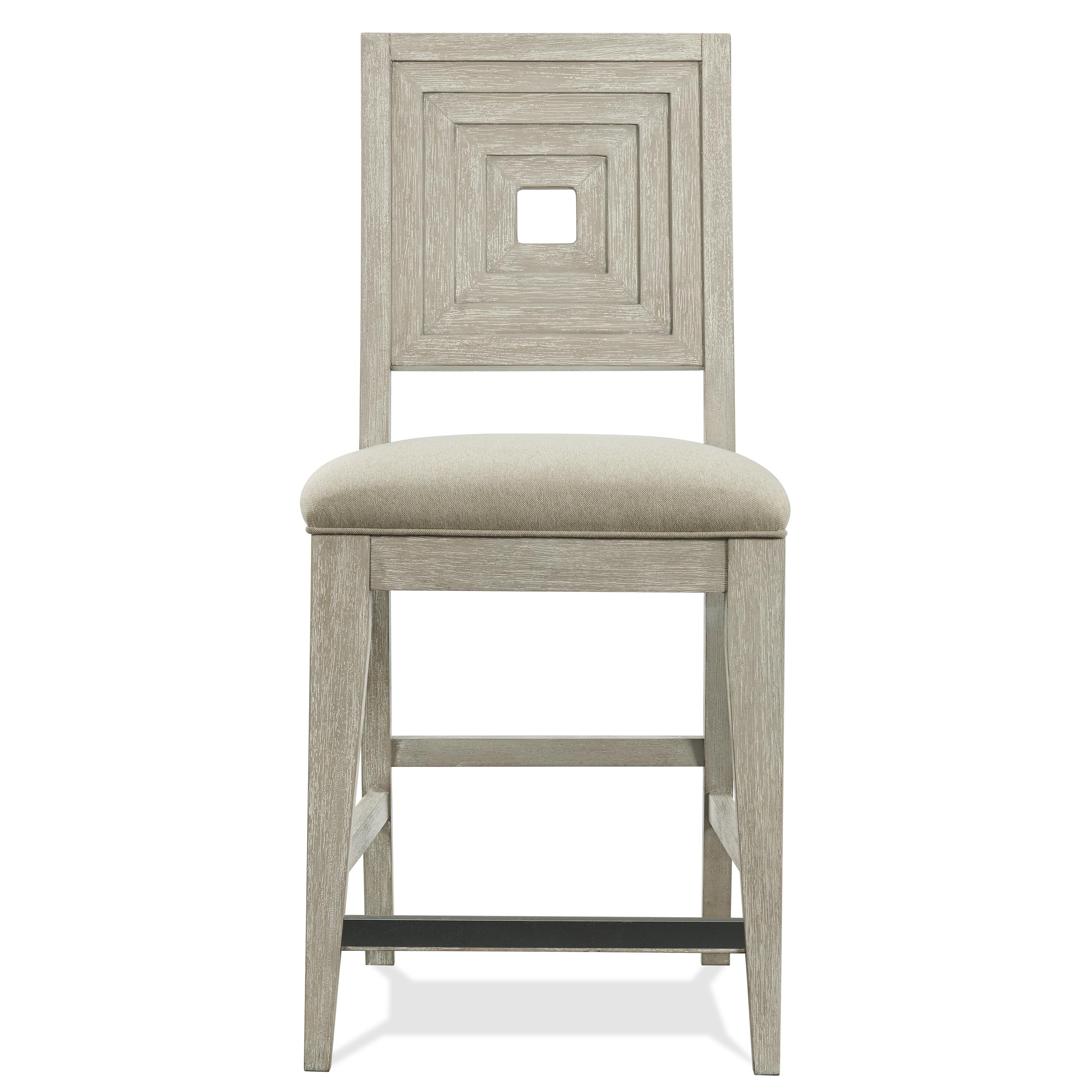 Uph Wood-Bk Cntr Stol 2in