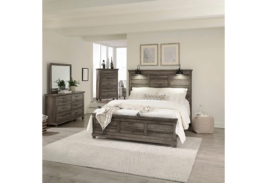 Lakeside Haven 4-Piece King Bedroom Set by Liberty Furniture at Darvin Furniture