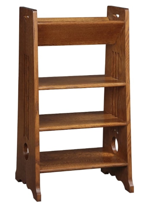 Mid-Century Modern Angled Book Shelf