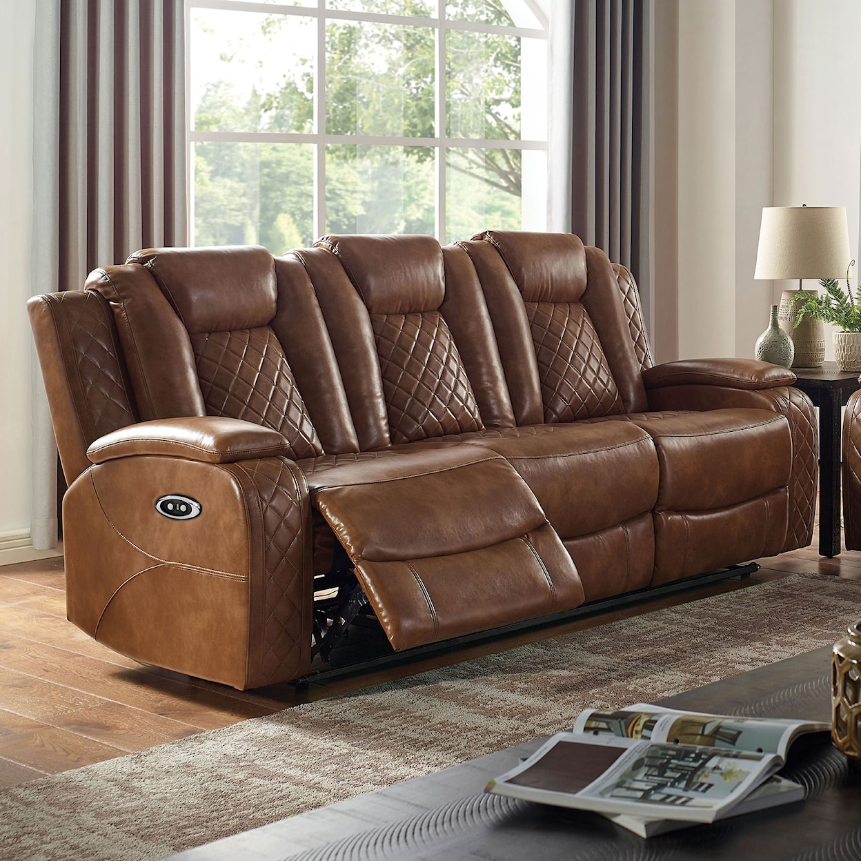 Furniture of America Alexia Power Sofa