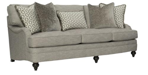 Fabric Sofa without Pillows