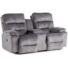 Bravo Furniture Ryson Power Space Saver Reclining Console Loveseat