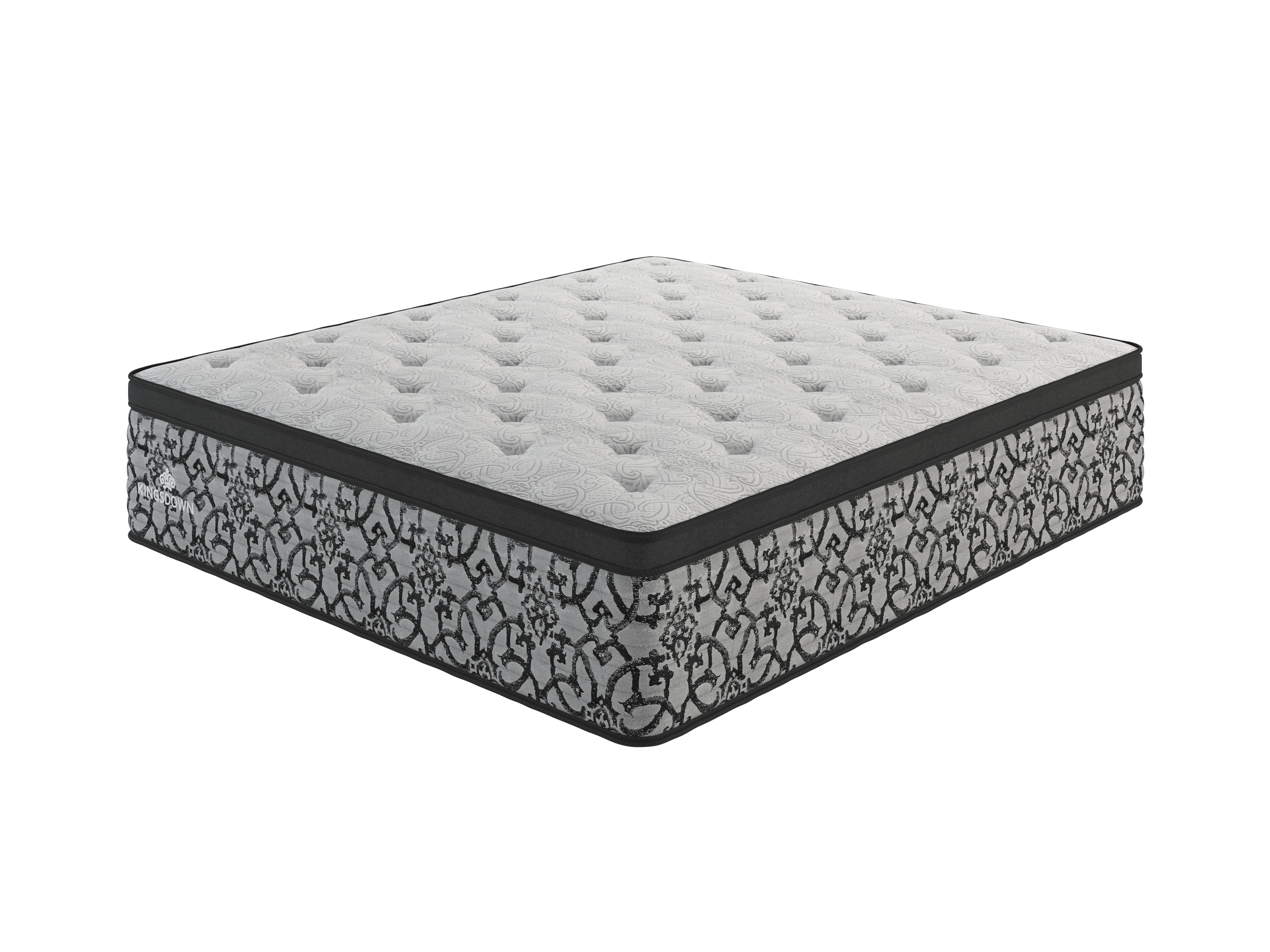 Queen Prime Design Motif Plush Euro Top