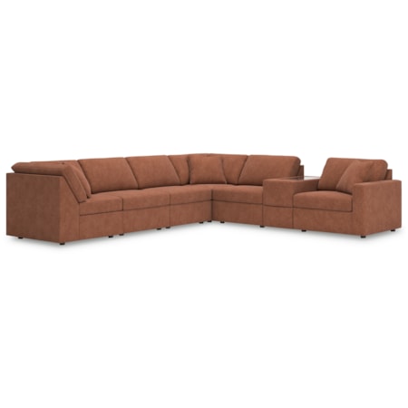 7-Piece Sectional Console