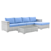 Outdoor 4-Piece Sectional Set