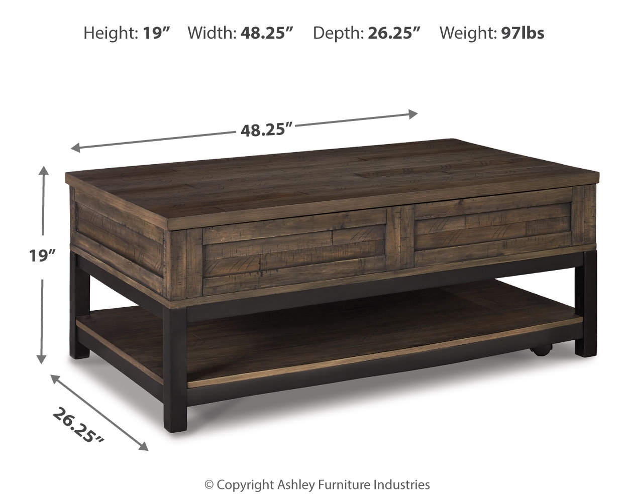 Signature Design by Ashley Johurst Lift-Top Coffee Table