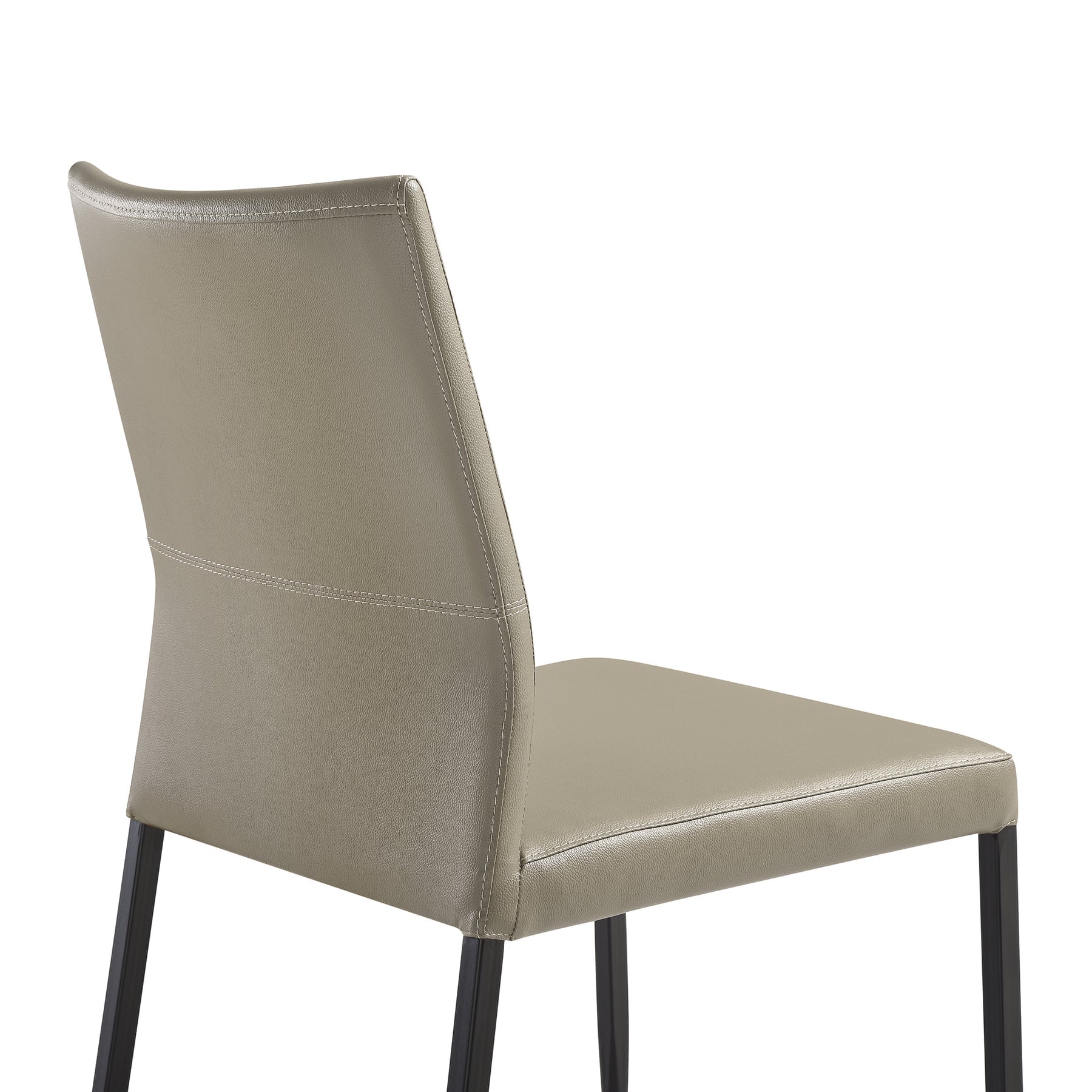 Armen Living Kash Faux-Leather Dining Chair