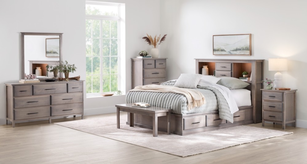 7-Drawer Dresser and Mirror Set