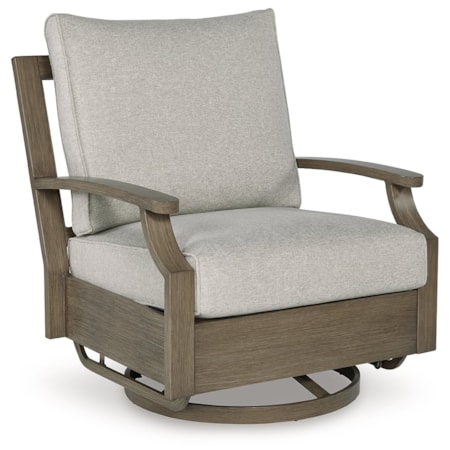 Swivel Glider Chair W/Cushion