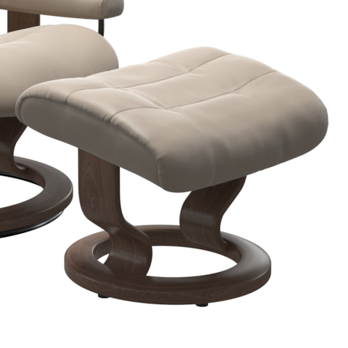 Ottoman with Classic Base