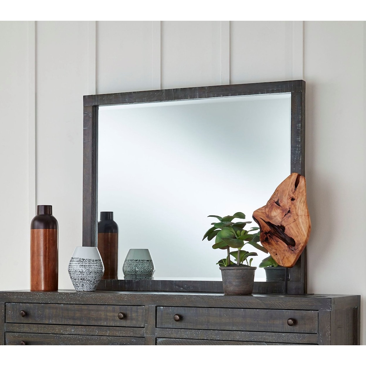 Modus International 12468 Mirror with Wood Frame