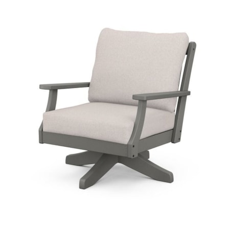 Deep Seating Swivel Chair