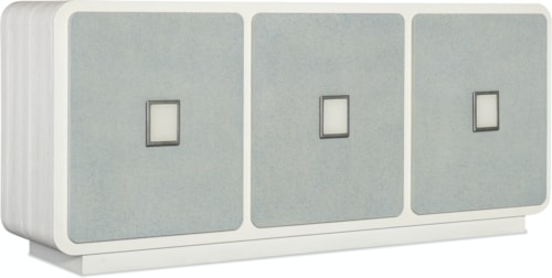 Transitional 3-Door Entertainment Credenza