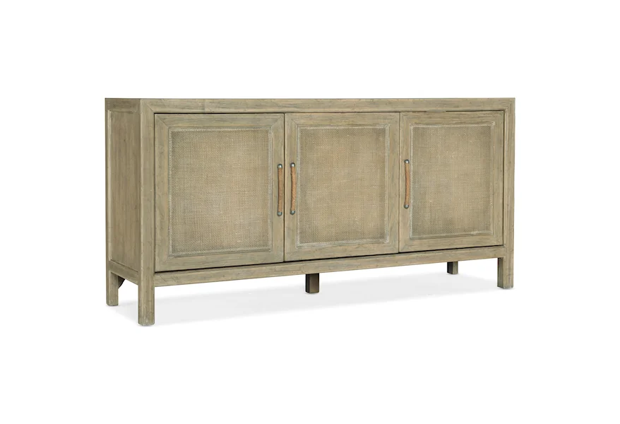 Surfrider Small Media Console by Hooker Furniture at Esprit Decor Home Furnishings