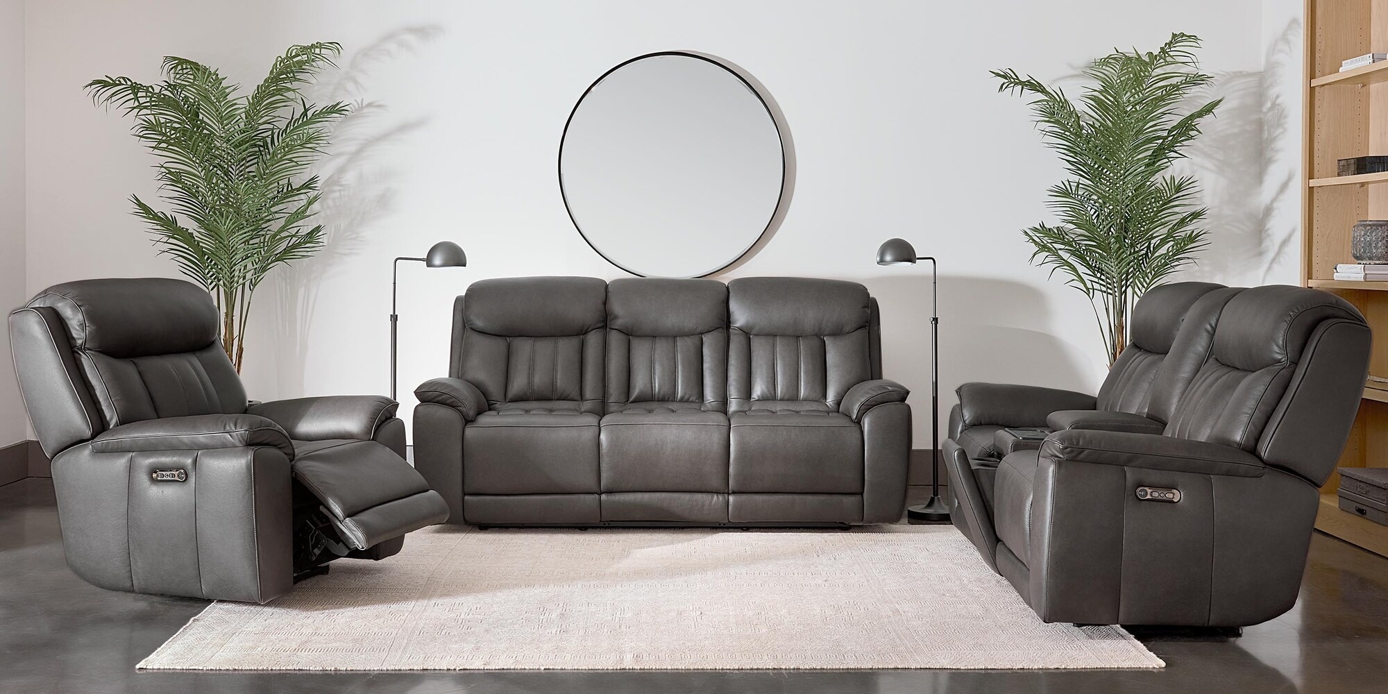 Bassett Club Level - Benson 3 Piece Living Room Set