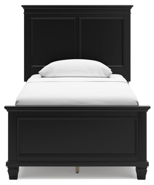 Casual Twin Panel Bed