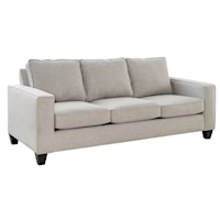 Transitional Sofa with Plush Seating and Track Arms