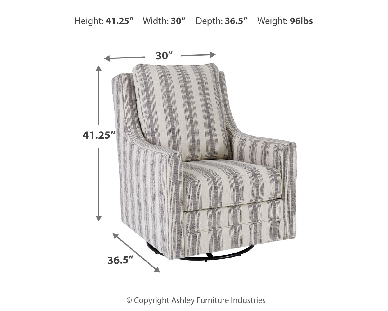 Swivel Glider Accent Chair
