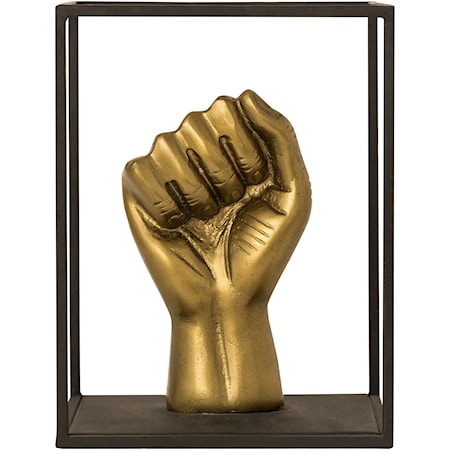 Bronze Fist Sculpture