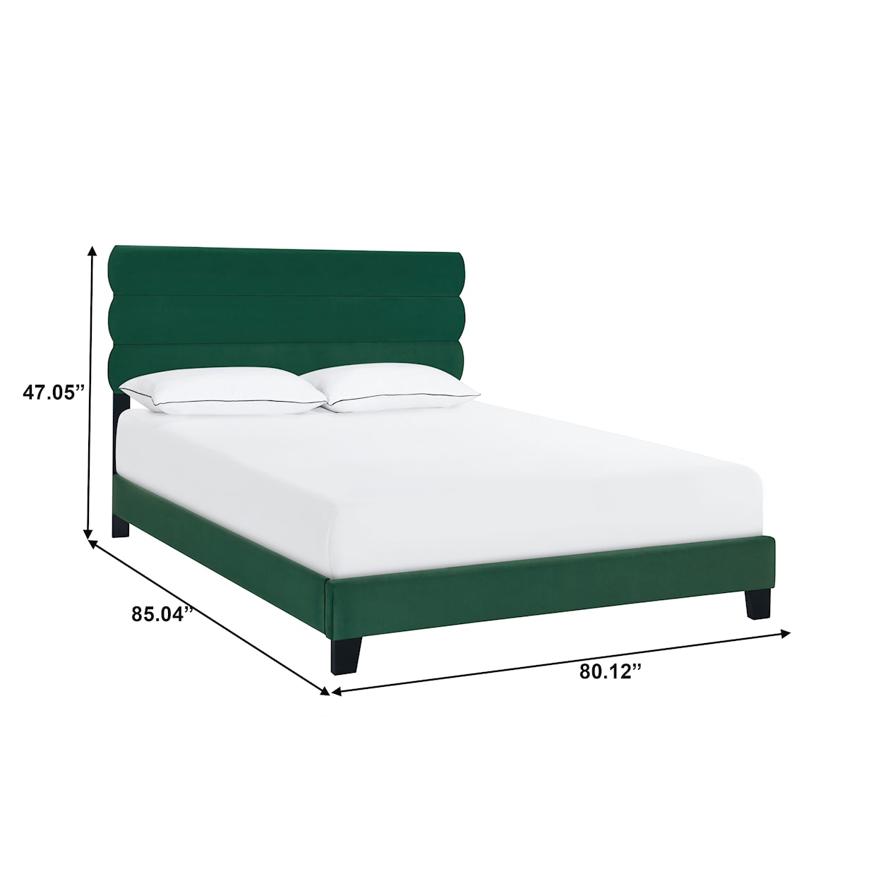 Accentrics Home Fashion Beds King Upholstered Bed