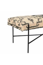 LR Home Accent Benches Transitional Cream Bench