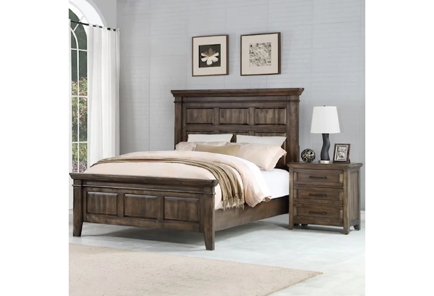 Daphne Queen Panel Bed by Winners Only at Conlin's Furniture