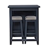 Liberty Furniture Brook Creek 3 Piece Counter Set - Navy