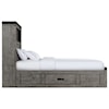 Elements International Wade Twin Storage Bed