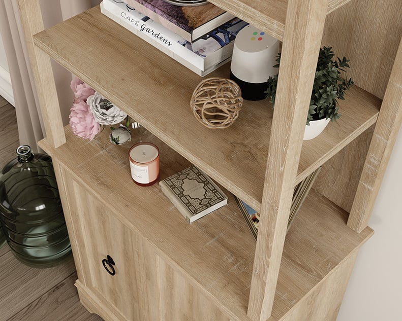Bookcase with Concealed Storage