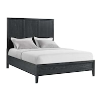 Contemporary Queen Bed with Low Footboard