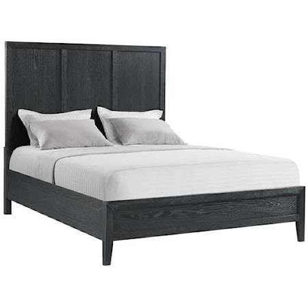 Contemporary Queen Bed with Low Footboard