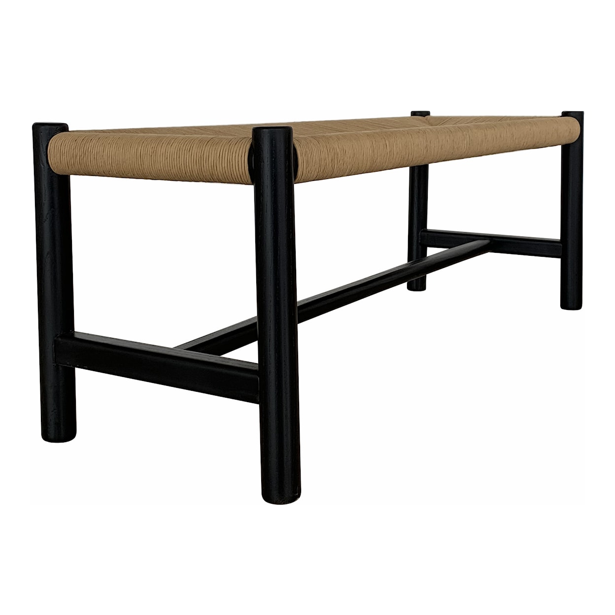 Moe's Home Collection Hawthorn Hawthorn Bench Large Black