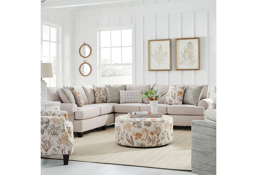 39 LAURENT 2-Piece Sectional by VFM Signature at Virginia Furniture Market