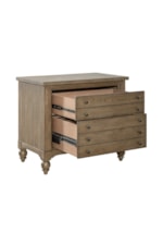 Liberty Furniture Americana Farmhouse Transitional 5-Drawer Lateral File Cabinet