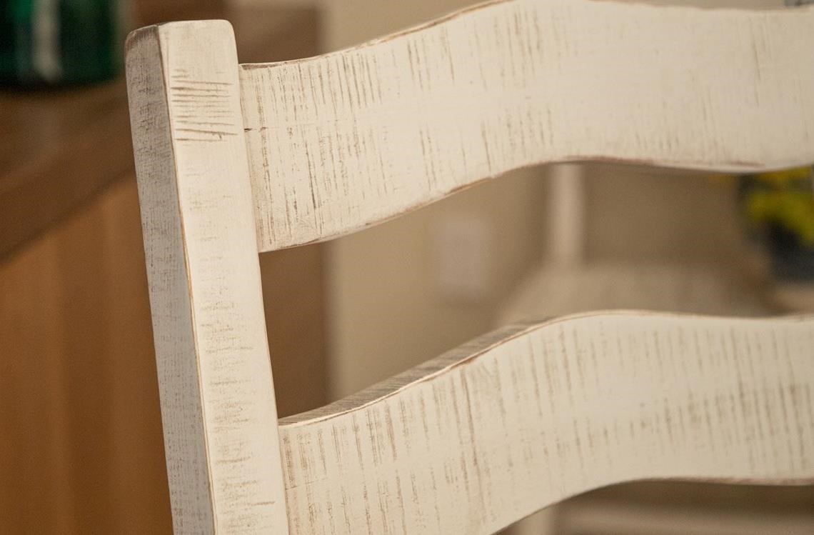 Uprooted Rock Valley Solid Wood Chair with Fabric Seat