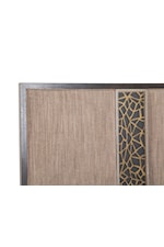 Magnussen Home Ryker Bedroom Transitional Fretwork Headboard Queen Panel Bed