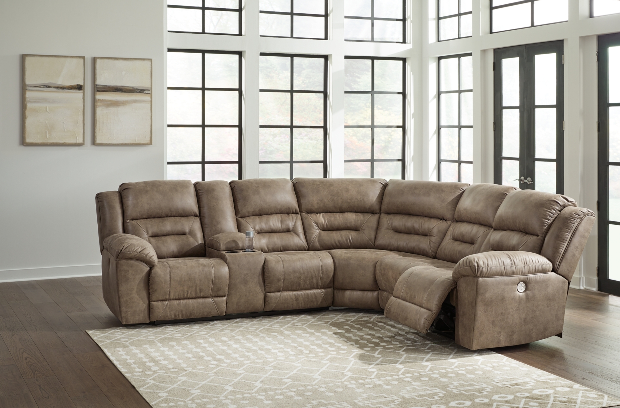 Power Reclining Sectional Sofa