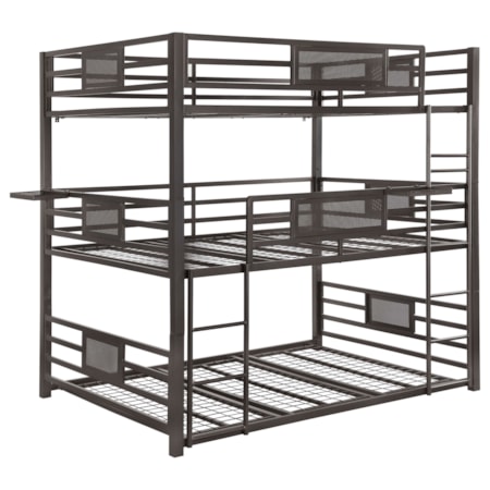 Rogen Full Triple Bunk Bed