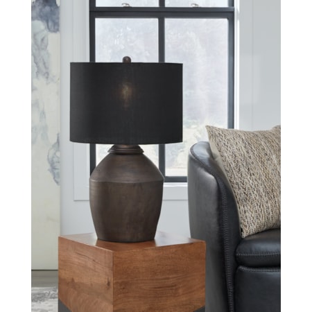 Terracotta Table Lamp