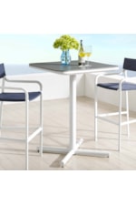 Modway Raleigh Stackable Outdoor Patio Aluminum Bar Stool