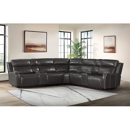 7-Piece Power Reclining Sectional