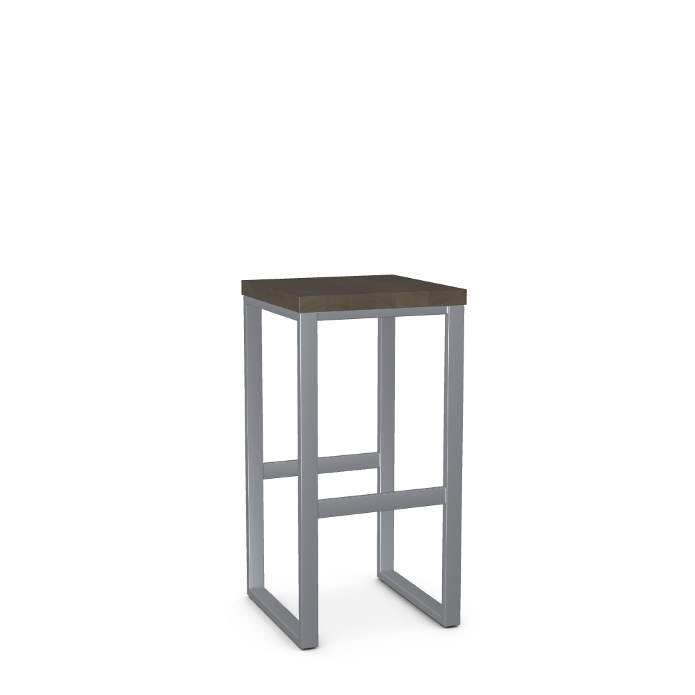 30" Barstool with Solid Wood Seat
