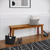 Jofran Simplicity Wooden Bench