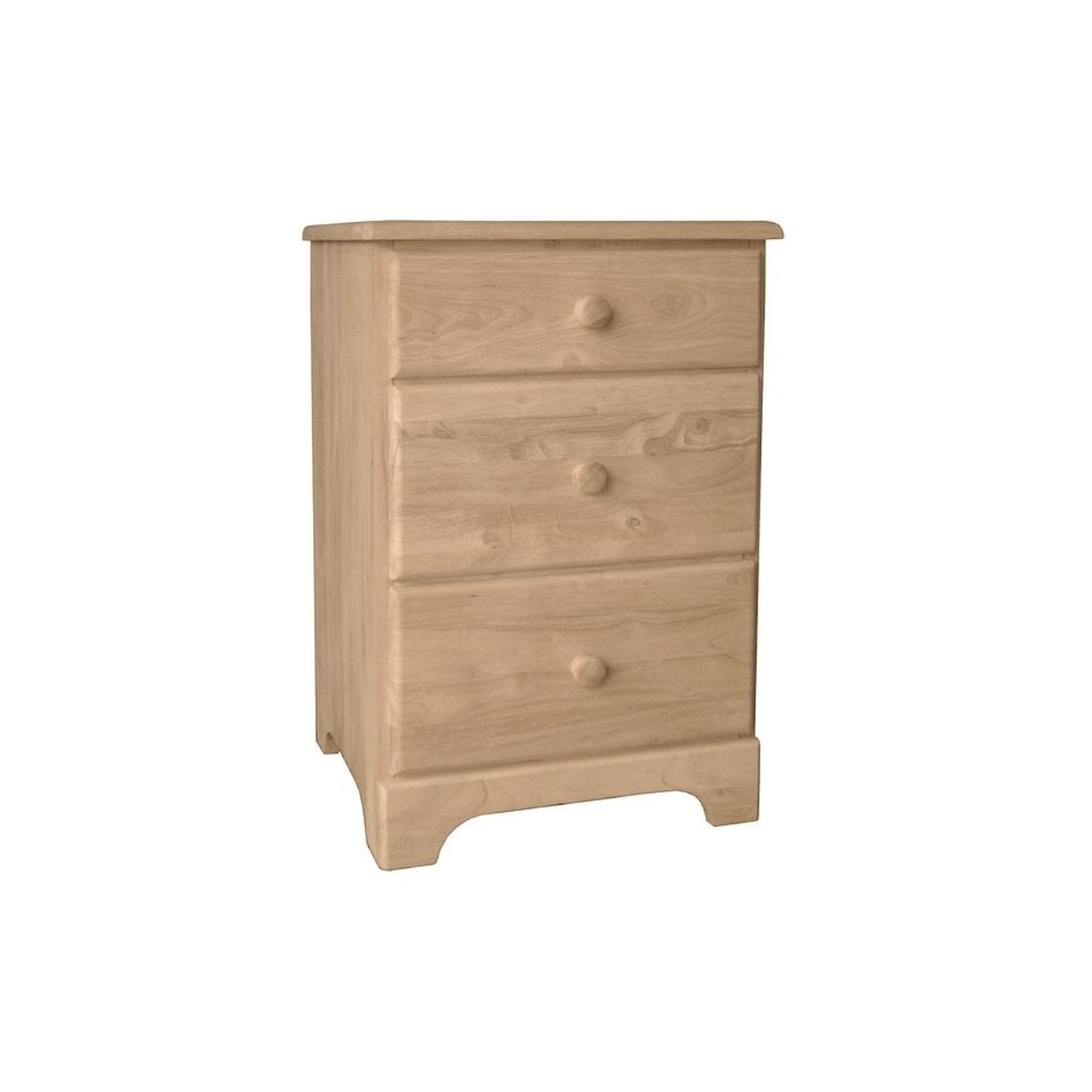 John Thomas SELECT Bedroom Jamestown 3-Drawer Nightstand