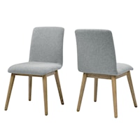 Vida Mid-Century Modern Upholstered Dining Chair
